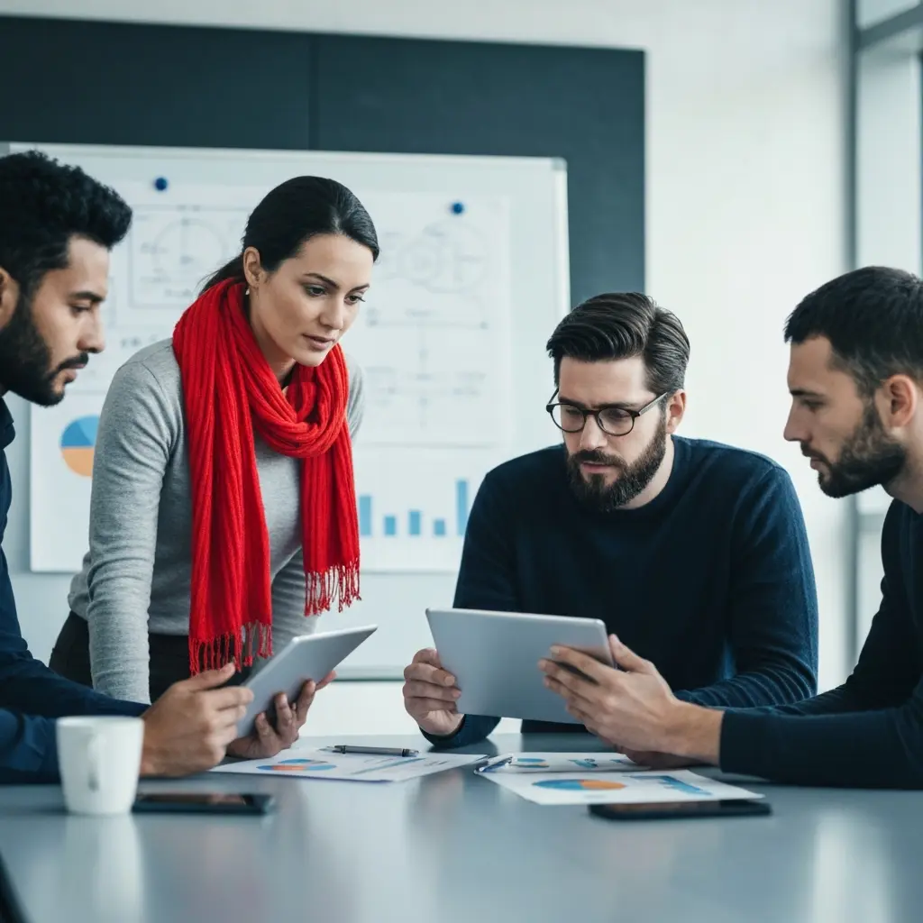 Komanda aptaria darbo procesų optimizavimą